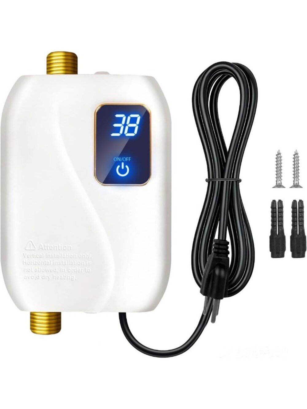 Instant Electric Tankless Water Heater 3000W - Under Sink Hot Water Heater
